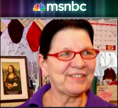Waitress Lynn Willard, MSNBC video